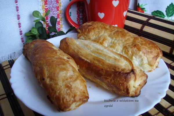 Paszteciki francuskie z mięsem. Porosołowe z wołowiną.