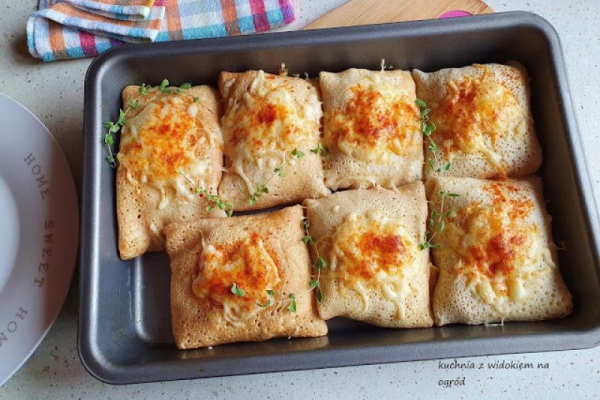 Naleśniki gyros zapiekane z serem
