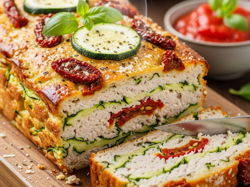 Pieczeń Rzymska Drobiowa z Cukinią – Zdrowy Obiad i Lunchbox na Cały Tydzień!