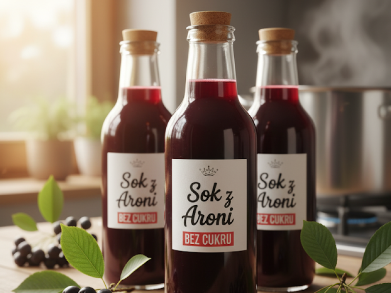 Sok z Aroni - Skoncentrowana Moc Witamin bez Cukru!