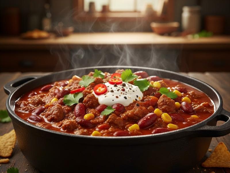 Chili con Carne w 30 Minut – Ekspresowy Obiad z Jednego Garnka!