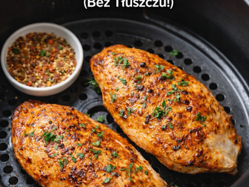 Pierś z Kurczaka z AirFryera – Soczysta, FIT i Gotowa w 15 Minut (Bez Tłuszczu!)