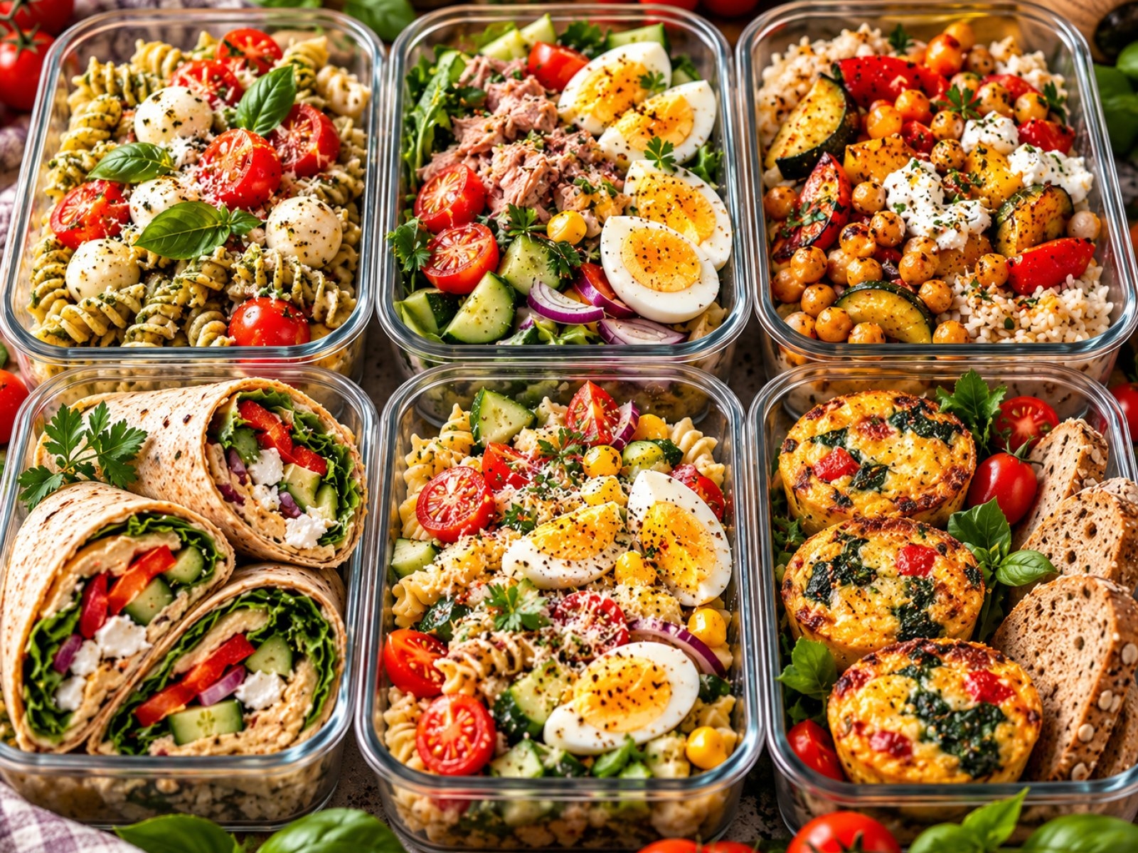 Lunchboxy na 3 dni – 6 prostych posiłków do pracy