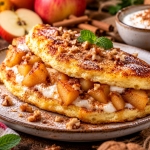 Fit omlet szarlotkowy ze...