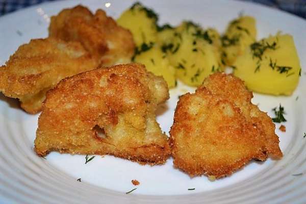 Panierowany kalafior
