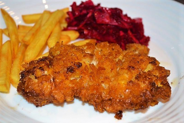 Kotlety schabowe z chrzanem w chrupiącej panierce