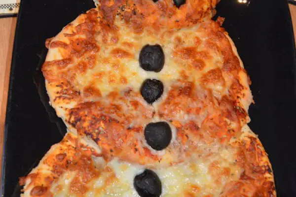 Pizza bałwanek