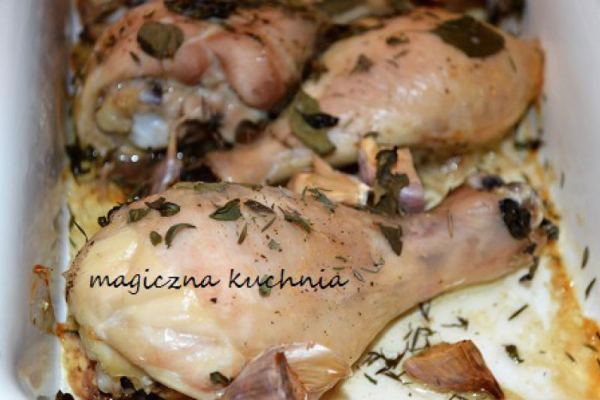 Pieczone pałki z kurczaka