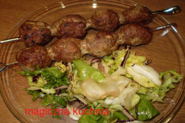 Szaszłyki z mięsa mielonego (dieta Dukana, faza I, II, III)