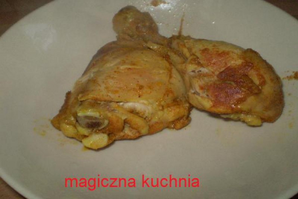 Smażono-duszone udka w przyprawie do kurczaka (dieta Dukana, faza I)