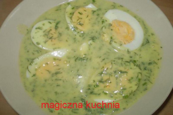 Jajka w sosie koperkowym (dieta Dukana, faza I)