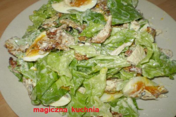 Sałatka cezara (dieta Dukana, faza II)