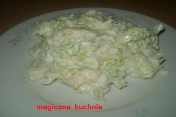 Surówka z pora wykwintna