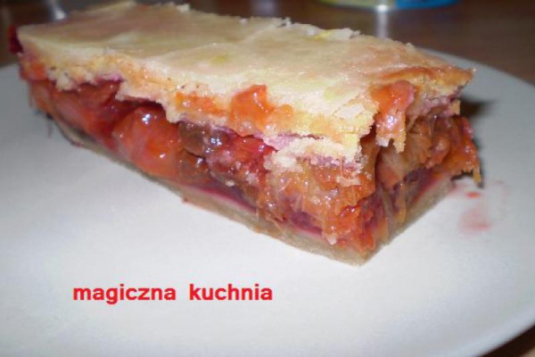 Kruche ciasto z rabarbarem