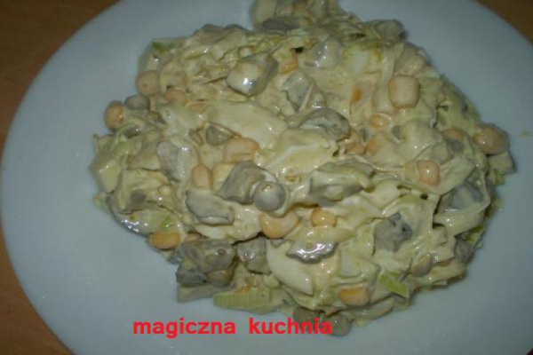 Sałatka porowo-jajeczna