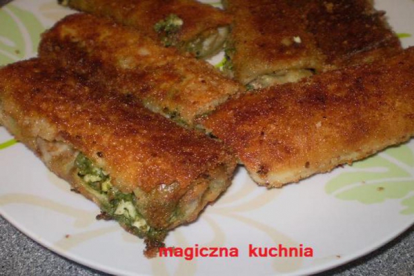 Krokiety z farszem szpinakowo-serowo-jajecznym