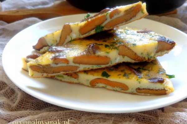 Omlet z rydzami