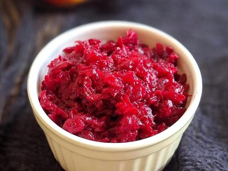 Buraczki z jabłkiem na zimno