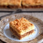 Szarlotka z budyniem