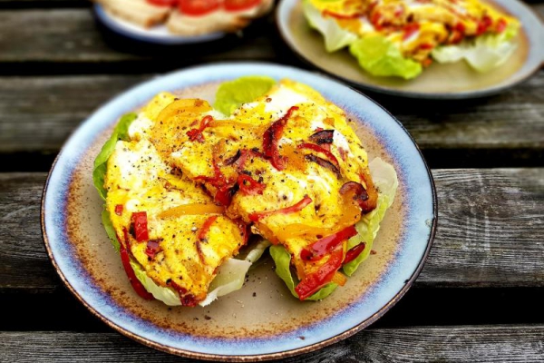 Paprykowy omlet