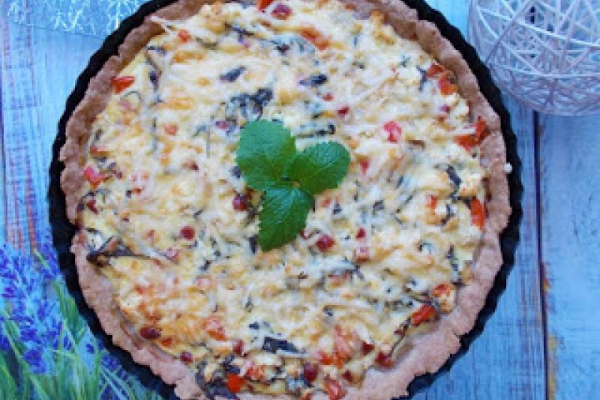 Wytrawna tarta orkiszowa