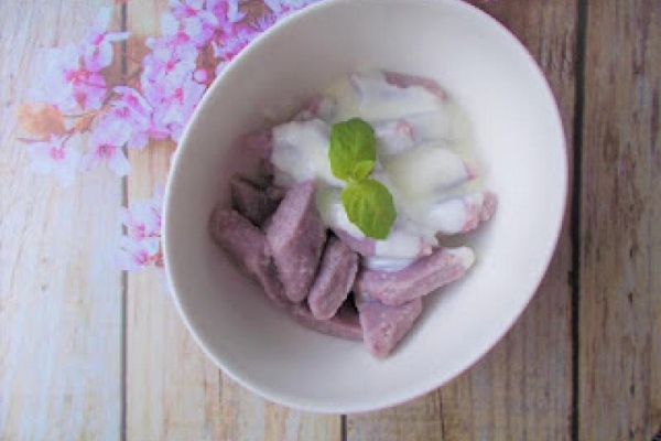 Owocowe kluski twarogowe (bez laktozy, bez glutenu)