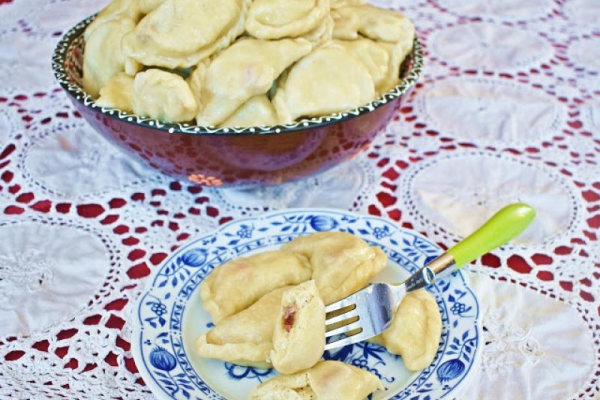 Pierogi ruskie z boczkiem