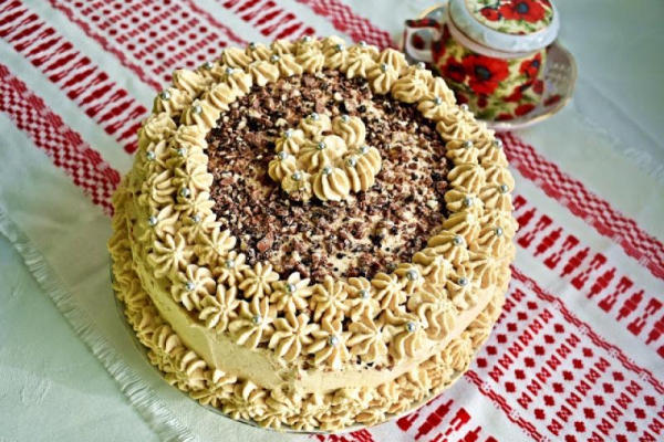 Tort o smaku cappuccino