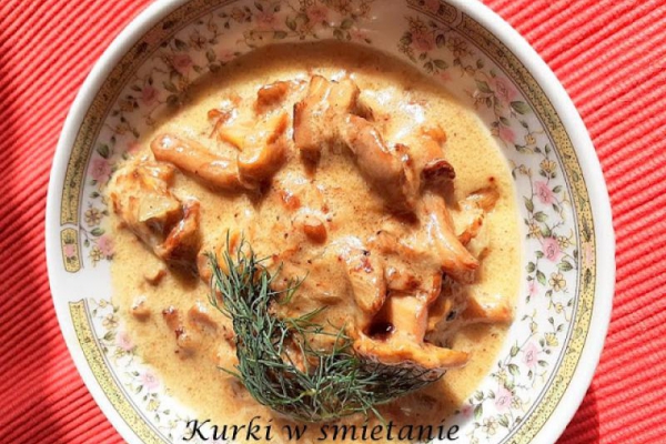 Kurki w śmietanie - uśmiech jesieni