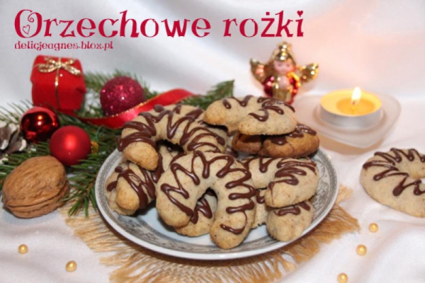 Orzechowe rożki