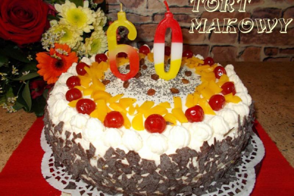 Tort makowy