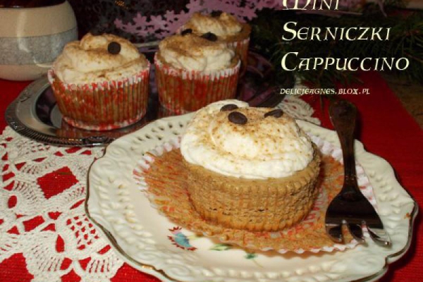 Mini serniczki cappuccino