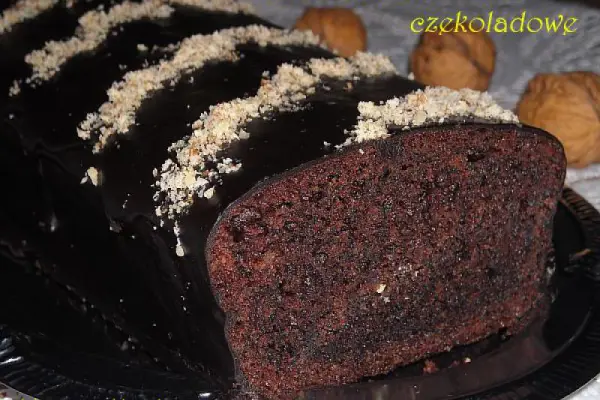 Ciasto orzechowo - czekoladowe