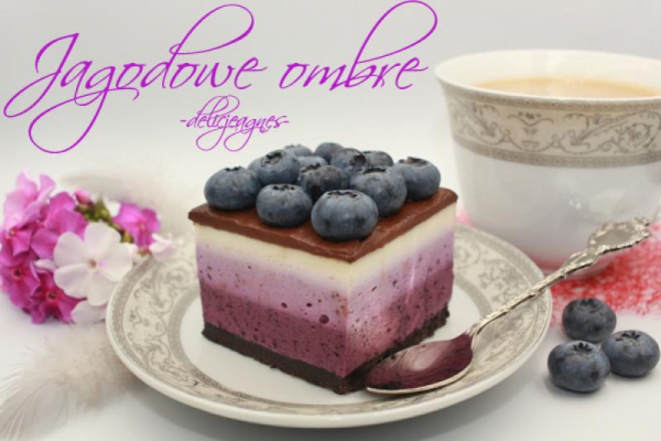 Jagodowe ombre