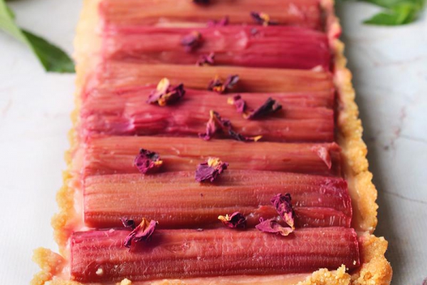 Tarta z rabarbarem