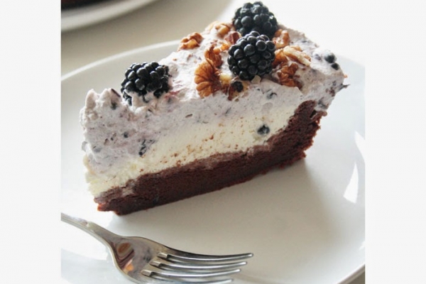 TORT URODZINOWY, Blackberry Mousse Cake