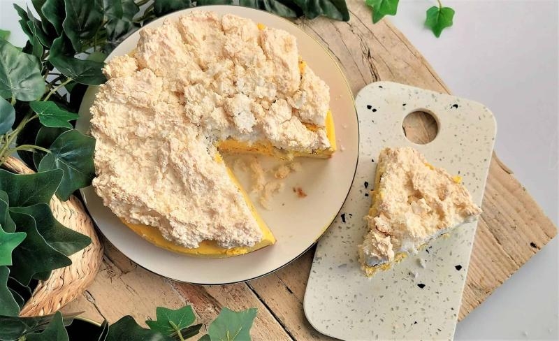 Ciasto cytrynowe z mango i kokosem