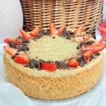 Sernik w trzech smakach