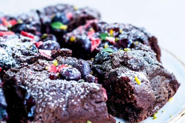 Brownie z mąką owsianą
