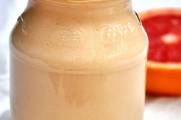 Curd z różowego grapefruita