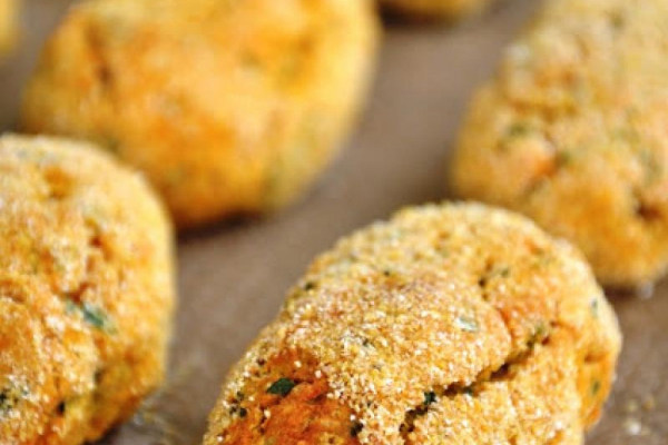 Nuggetsy warzywne z dyni bezglutenowe