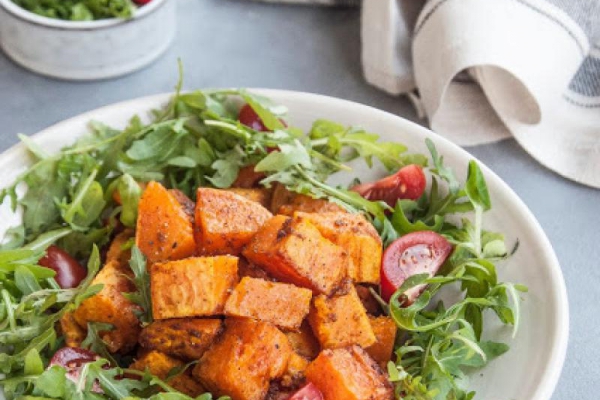 Pieczone bataty o smaku curry