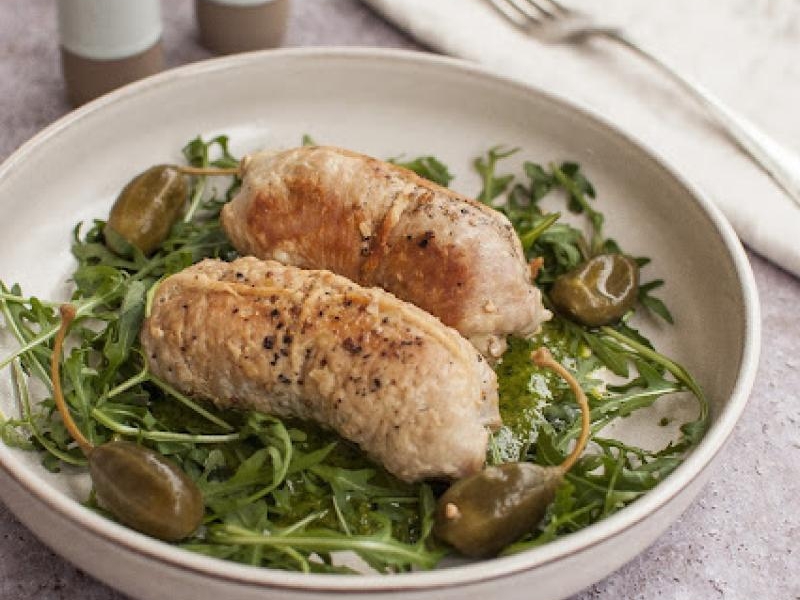 Roladki drobiowe po włosku