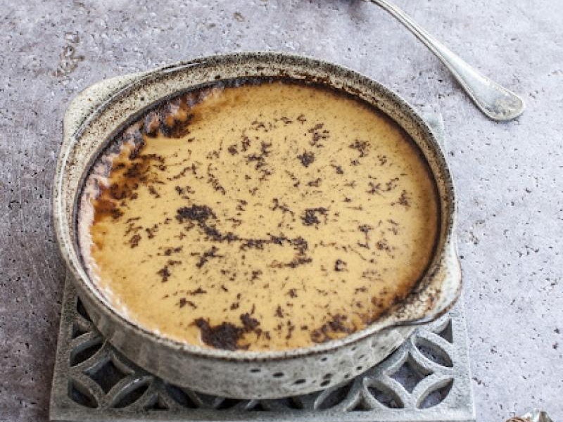 Pieczony krem custard