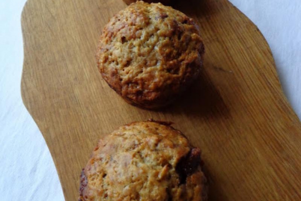 Muffiny bananowo czekoladowe