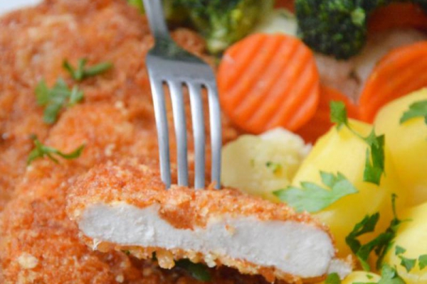 Kotlety z kurczaka w parmezanowej panierce