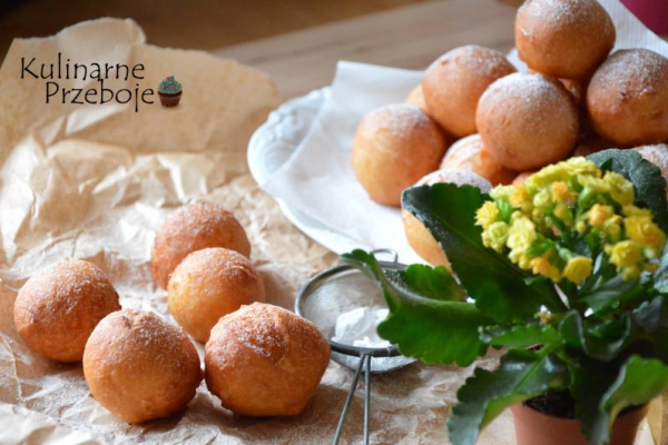 Pączki w 5 minut (serowe, z twarogu)