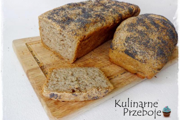Chleb pszenno – żytni z makiem (na drożdżach)