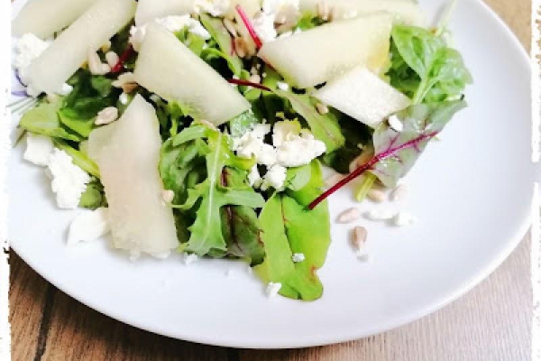 Mix sałat z melonem