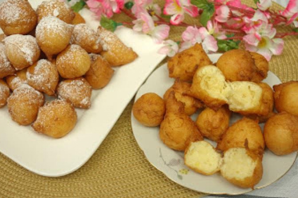 Rogate mini pączki w 20 minut